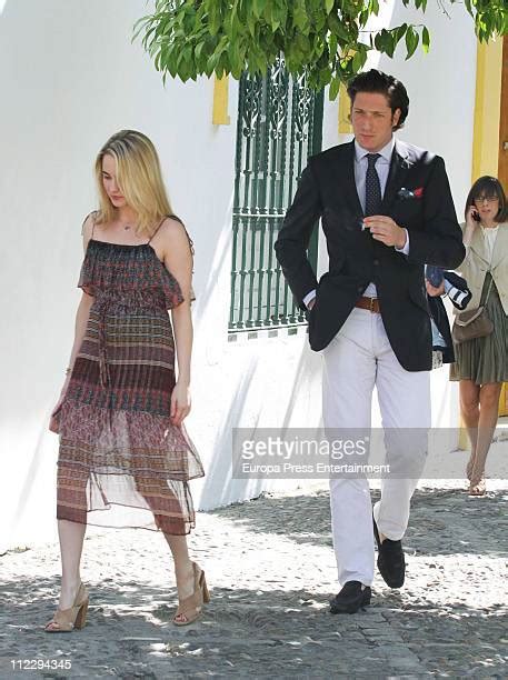 Luis Medina And Amanda Hearst Attend Easter Procession In Sevilla