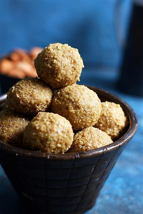 The ladoos are made with very small sized boondi that has been soaked in sugar syrup. ladoo recipe with gond and wheat flour | Gone ke ladoo