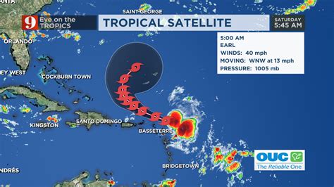 Eye On The Tropics Tropical Storms Danielle And Earl Still Churning In