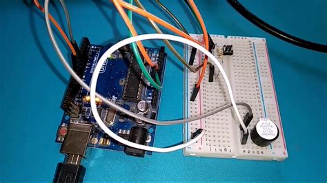How To Operate Buzzer Using Push Button By Arduino Youtube