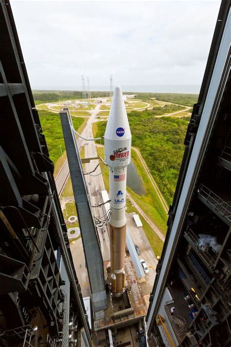 A United Launch Alliance Atlas 5 Rocket Rolled Its Seaside Launch Pad