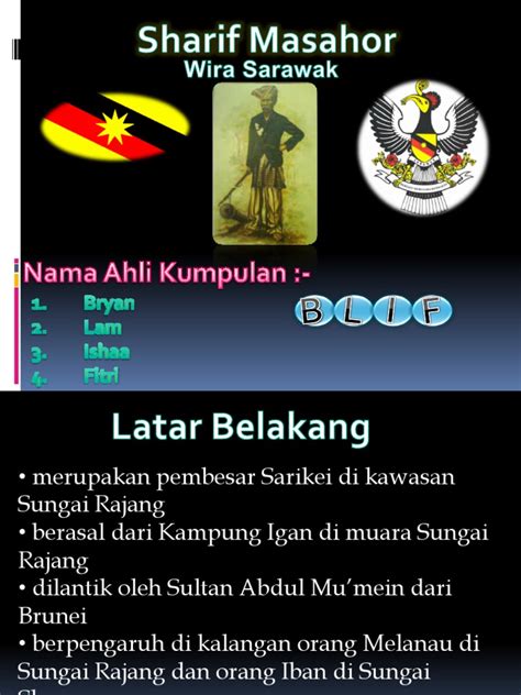 Tv 1.351 views9 months ago. Sharif Masahor Wira Sarawak Sejarah