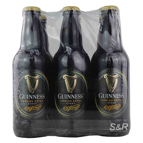 Guinness Foreign Extra Stout Beer 330ml X 6pcs