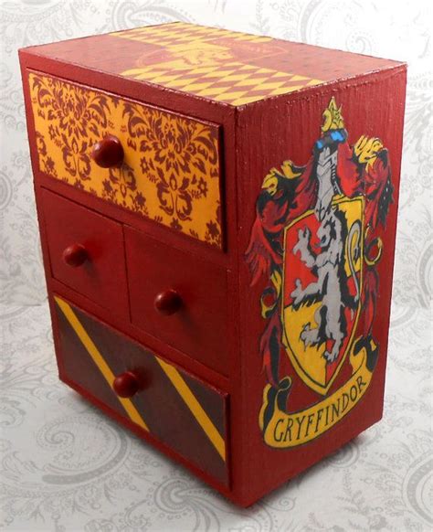 Custom Gryffindor Red And Gold Harry Potter Stash Jewelry