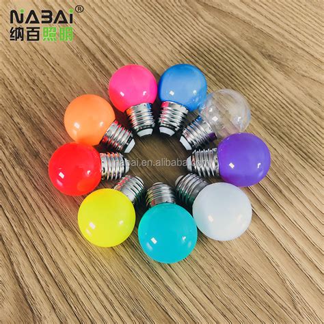Colorful G45 E27 1w Led Color Bulb Buy Color Bulbg45 Led Bulbcolor