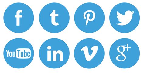 Social Icons Png Clipart Png Mart