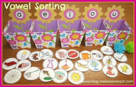 Classroom Freebies Too Short Vowel Pictures For Sorting