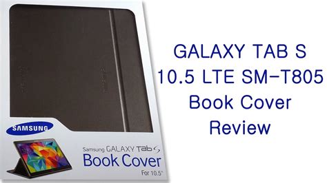• обзор samsung galaxy tab s6 / лучший android планшет. Samsung Galaxy Tab S 10.5 Book Cover Review - YouTube