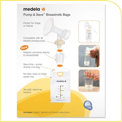Medela pump and save breastmilk storage bags. Amazon.com : Medela Pump and Save Breast Milk Bags, 50 ...