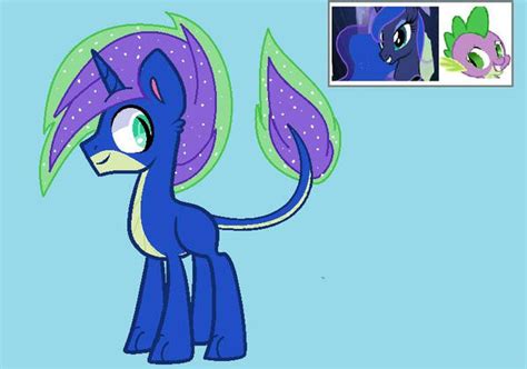 Mlp Pluna X Spike For Alextheelier By Blacktempestbrony On Deviantart