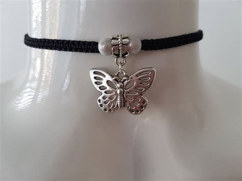 Butterfly Choker Butterfly Necklace Choker Necklace