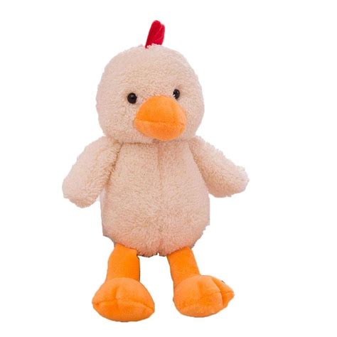 1pc Cute Soft Cartoon Chicken Plush Stuffed Animal Doll Toy T For