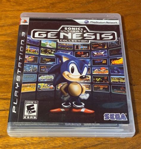 Sonics Ultimate Genesis Collection Sony Playstation 3 2009 Ps3