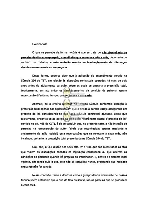 Contrarrazões Ao Recurso De Revista