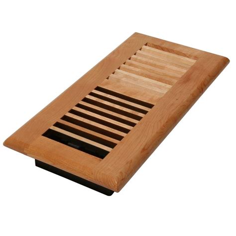 Our classic designs will enhance any rooms. Decor Grates 4 in. x 12 in. Maple Floor Register-WML412-N ...
