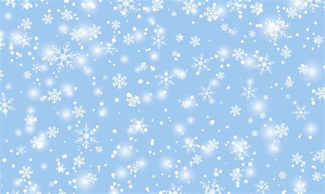 Premium Vector Falling Snow Illustration White Snowflakes Winter