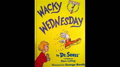 Wacky Wednesday By Dr Seuss Read Aloud Story Book Youtube