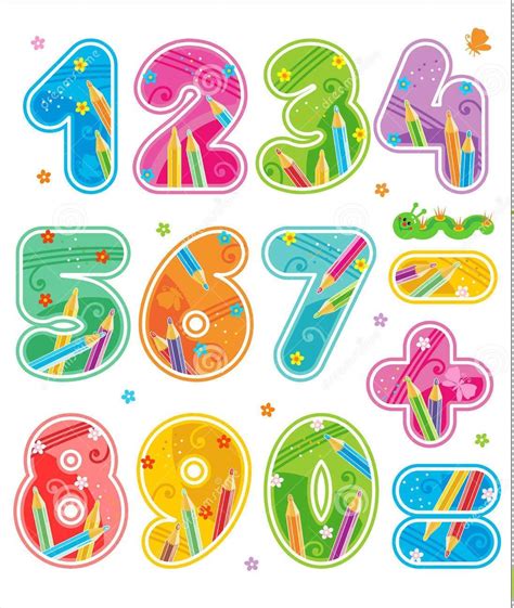 Letras E Numeros Para Imprimir
