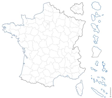 Carte densité population départements france. Carte de France gratuite