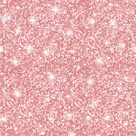 Pink Seamless Shimmer Pattern With Shiny Stars Sparkle Glitter