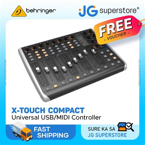 Behringer X TOUCH COMPACT Universal USB MIDI Controller W Touch Sensitive Mm Motorized
