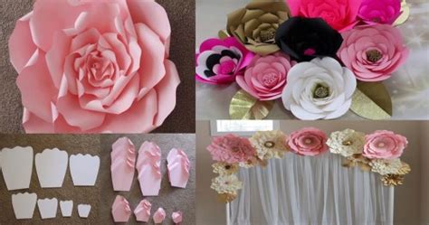 Aportan un toque de color, de lejos y según el papel con el que estén hechas, pueden parecer naturales y duran mucho tiempo. Flores gigantes de papel: Centro de mesa y decorado de ...