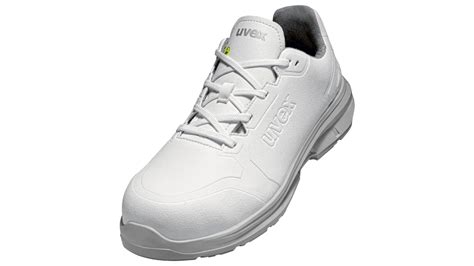 6582244 uvex uvex white unisex white composite toe capped safety shoes uk 10 eu 44 rs