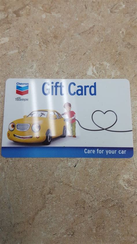 Maybe you would like to learn more about one of these? Chevron Gift Card will save 5 cents off per gallon on gas ...