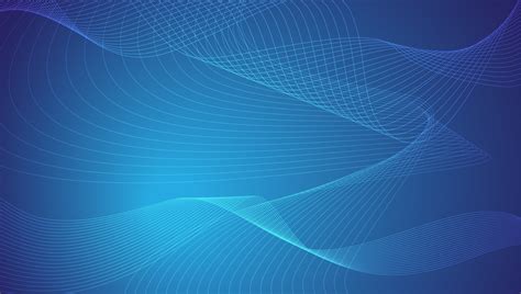 Abstract Blue And White Lines Wave Background Vector Illustration