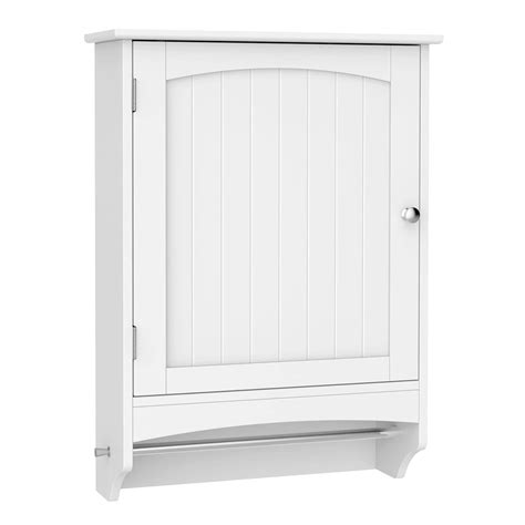 Buy Yaheetech Wall Mounted Bathroom Storage Cabinet Single Door Wooden