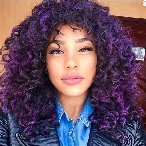 26 Purple Curly Hairstyles Hairstyle Catalog