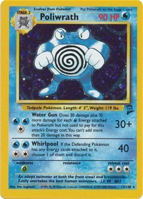 Check spelling or type a new query. Poliwrath - 15/130 - Holo - Base Set 2 - Pokemon