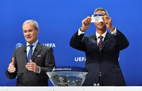 French lyon beat english manchester city 3:1 in the champions league quarterfinal match. Champions League Quarter-Final, Semi-Final Draw Revealed