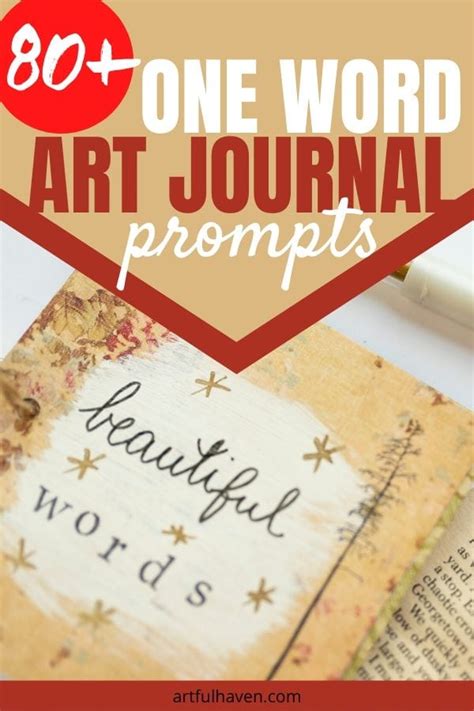 Most people who use microsoft word for designing creative printouts know about the wordart feature and it's many features. Break Creative Blocks With One Word Art Journal Prompts ...