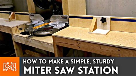 Miter Saw Station Woodworking How To Woodworkingtools Mitre Saw