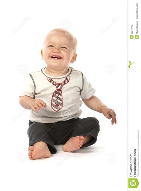 Cute Baby Boy Laughing Stock Image Image Of Happy