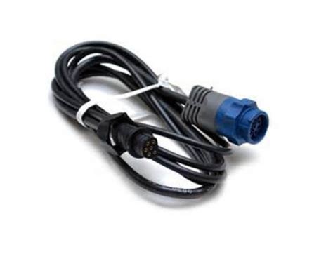 The navico xsonic transducer adapter cable connects 7 pin blue plug transducers to the 9 pin xsonic black sockets on select lowrance and simrad displays. Lowrance Transducer Adapter Cable - TA-BL2U-T - 000-0127 ...