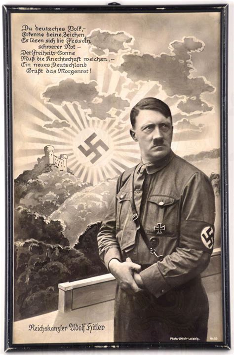 Ein paar jahre noch, dann hätte die nsdap vielleicht eh wieder. FOTO REICHSKANZLER ADOLF HITLER