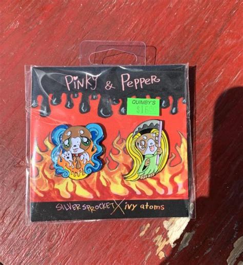 Pinky And Pepper Forever Enamel Pins Quimbys