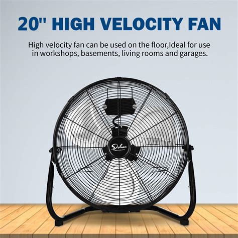 Buy Simple Deluxe 20 Inch 3 Speed High Velocity Heavy Duty Metal