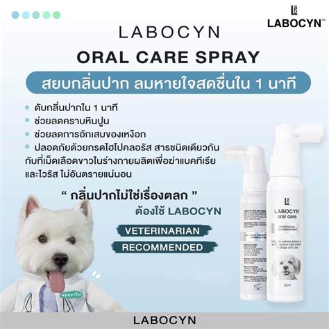 Labocyn Oral Care Spray 50ml ลาโบซิน สเปรย์ดูแลช่องปาก สำหรับสัตว์