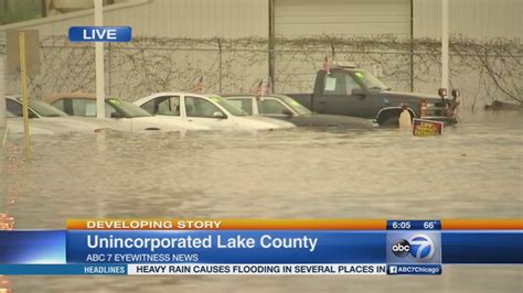 High Water Floods Roads In North Suburbs Abc7 Chicago