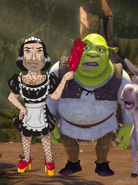 Lord Farquaad As A Maid Shrek Lord Farquaad Shrek Funny