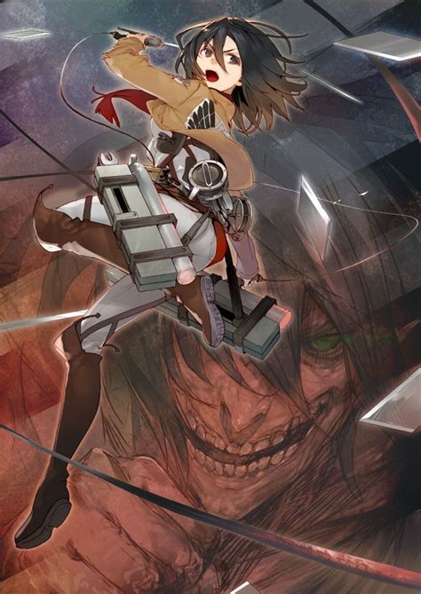 None of this footage is even in the final season lmao. 321802-793x1120-shingeki+no+kyojin-production+i.g-mikasa ...