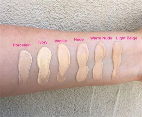 Too Faced Born This Way Foundation Swatches And Review