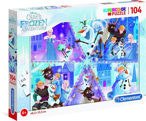 Clementoni Supercolor Puzzel Olaf S Frozen Adventure Stukjes Bol Com