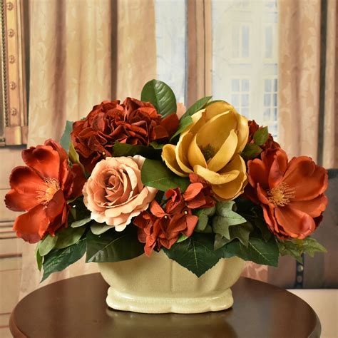 darby home co mixed centerpiece in vase and reviews wayfair