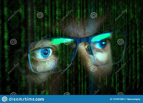 Close Up Of Computer Hacker Stock Photo Image Of Criminal Internet