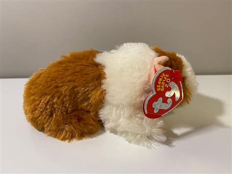 Ty Beanie Baby 20 Fluffball The Hamster Rare Etsy