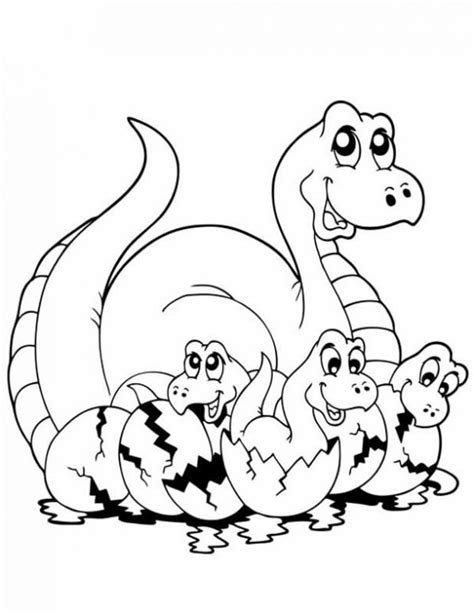 Dinosaurio Familiar Para Colorear Imprimir E Dibujar Dibujos Images And Photos Finder